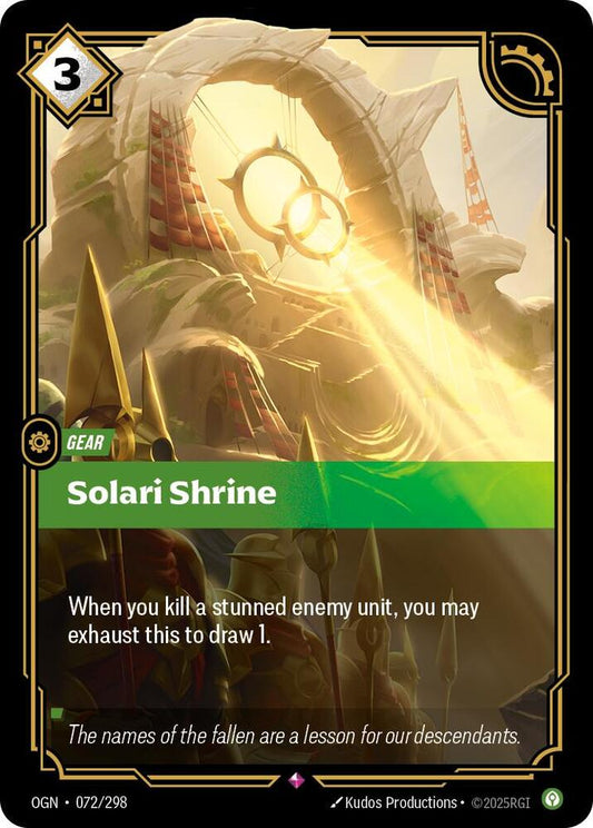 Solari Shrine - 072/298 - Rare (Inglés Foil NM)