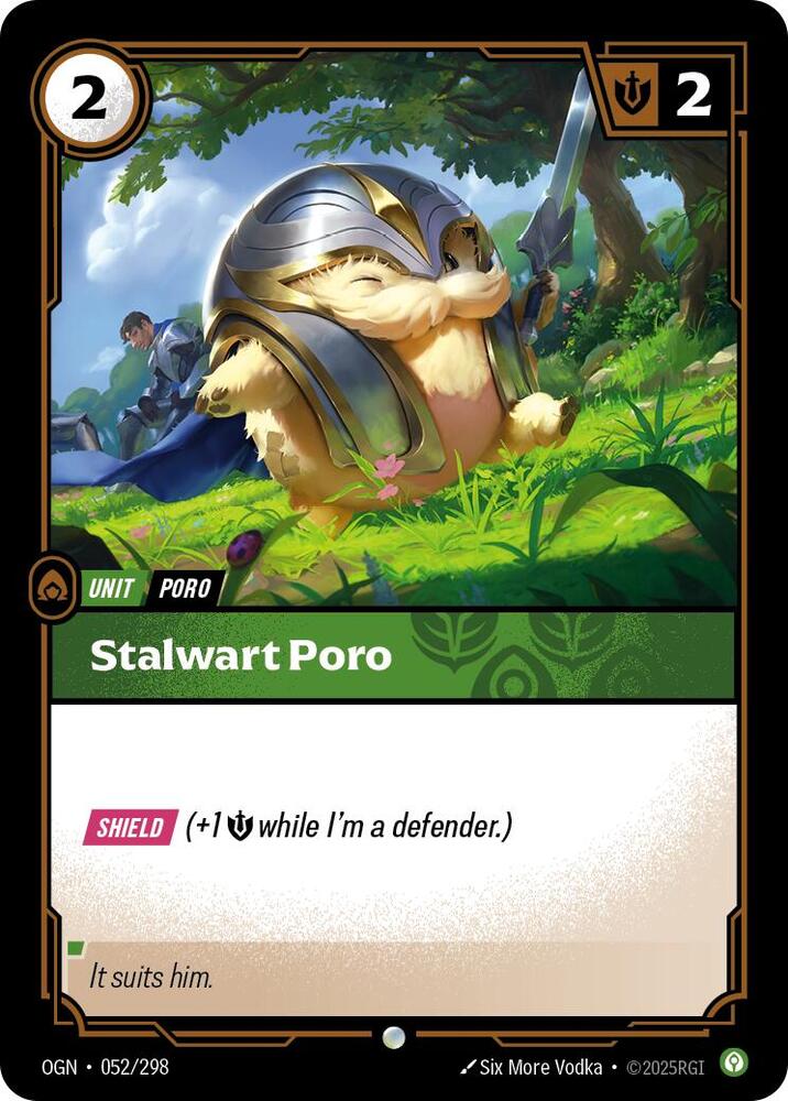 Stalwart Poro - 052/298 - Common (Inglés NM)