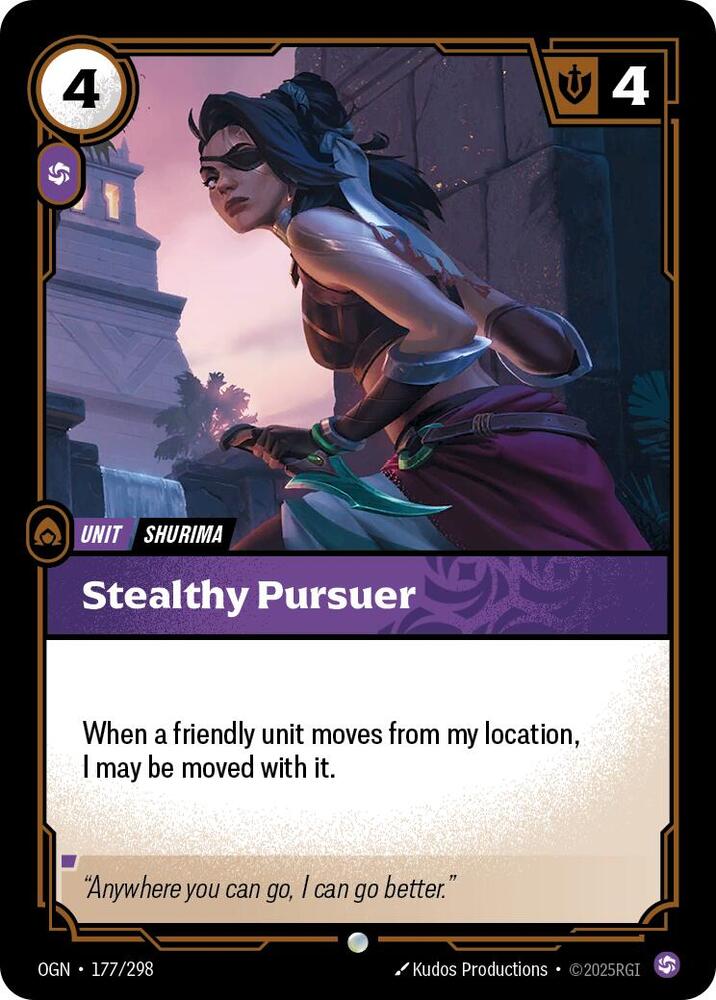 Stealthy Pursuer - 177/298 - Common (Inglés NM)