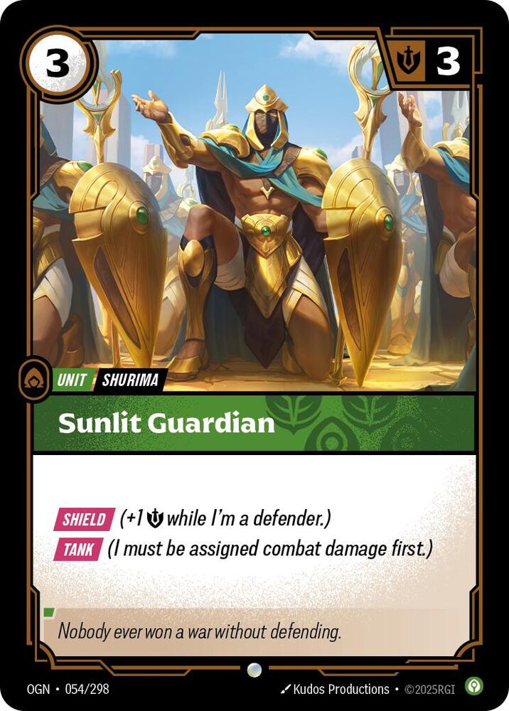 Sunlit Guardian - 054/298 - Common (Inglés NM)