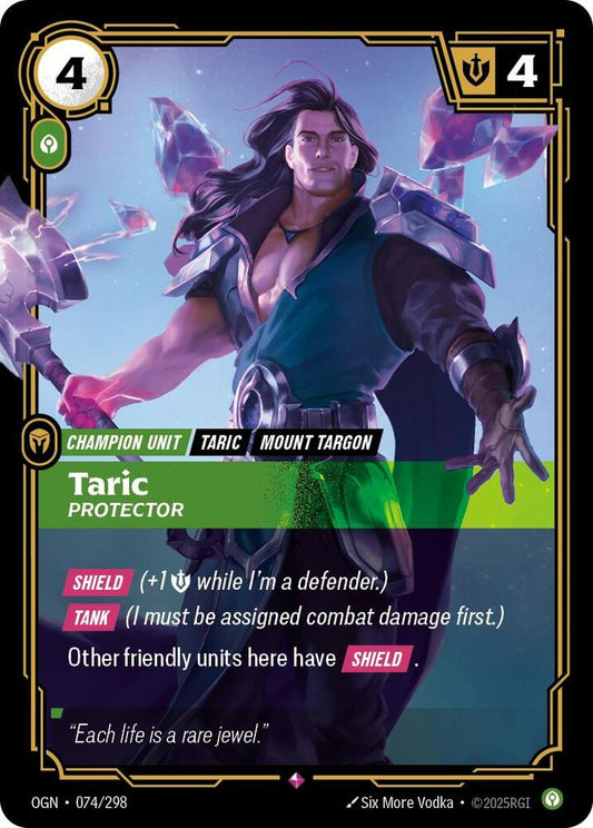 Taric - Protector - 074/298 - Rare (Inglés Foil NM)