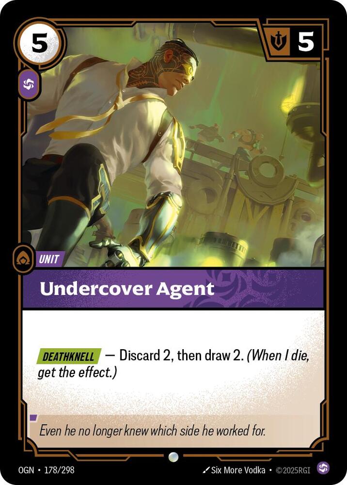 Undercover Agent - 178/298 - Common (Inglés NM)