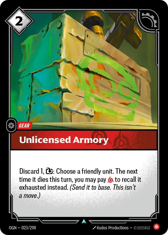 Unlicensed Armory - 023/298 - Uncommon (Inglés NM)