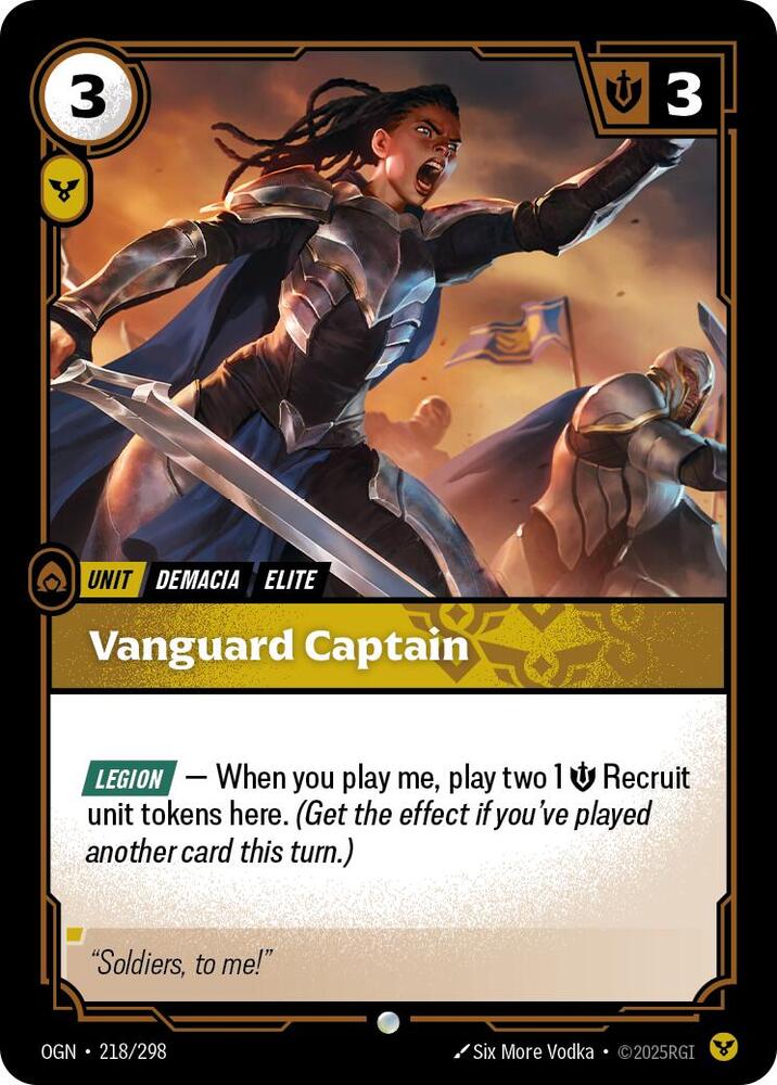 Vanguard Captain - 218/298 - Common (Inglés NM)