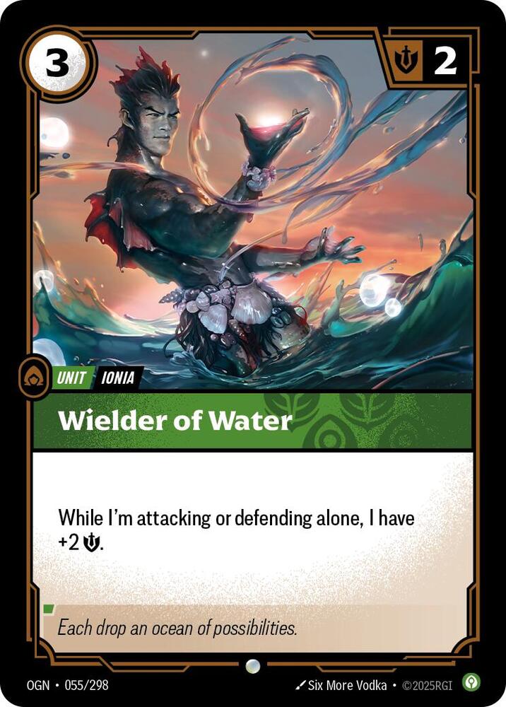 Wielder of Water - 055/298 - Common (Inglés NM)