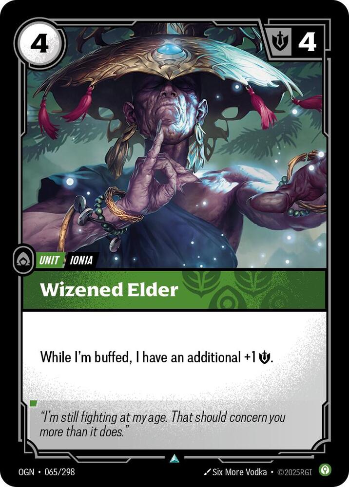 Wizened Elder - 065/298 - Uncommon (Inglés NM)