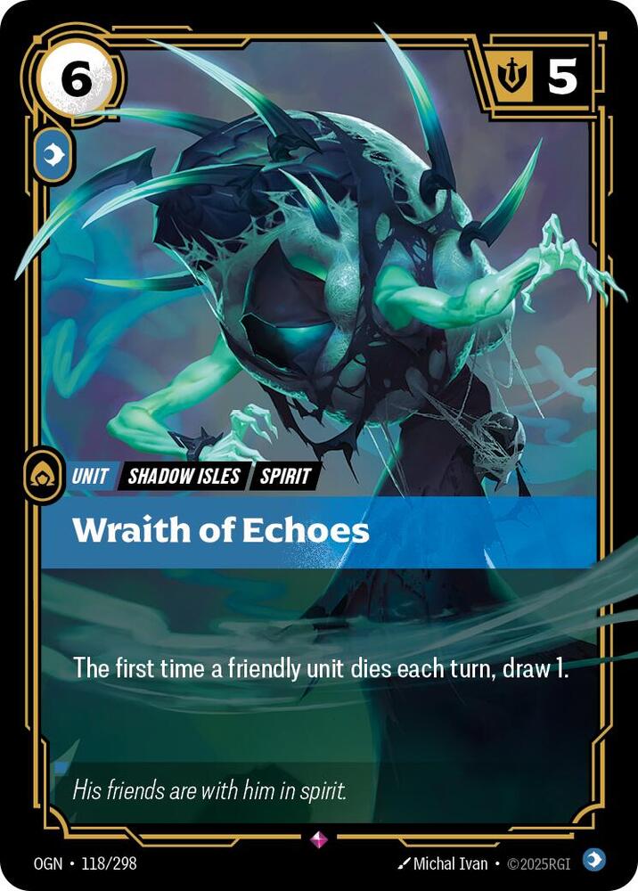 Wraith of Echoes - 118/298 - Rare (Inglés Foil NM)