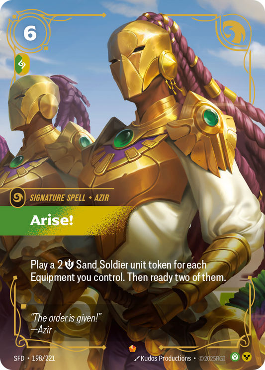 Arise! - 198/221 - Epic (Inglés Foil NM)