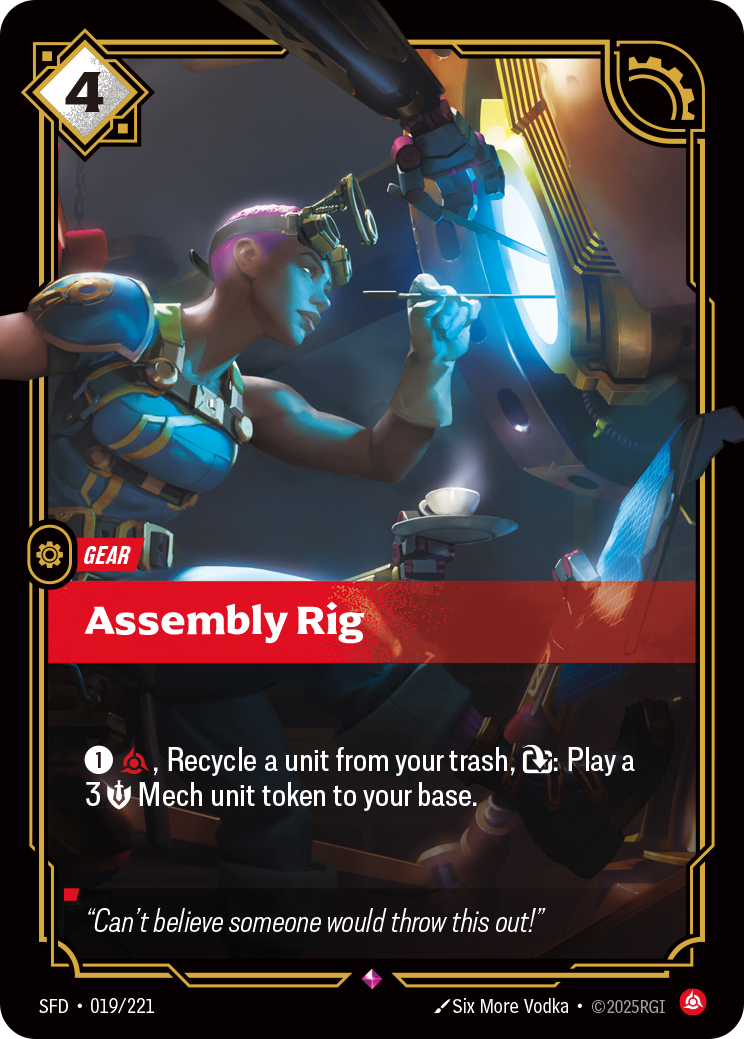 Assembly Rig - 019/221 - Rare (Inglés Foil NM)