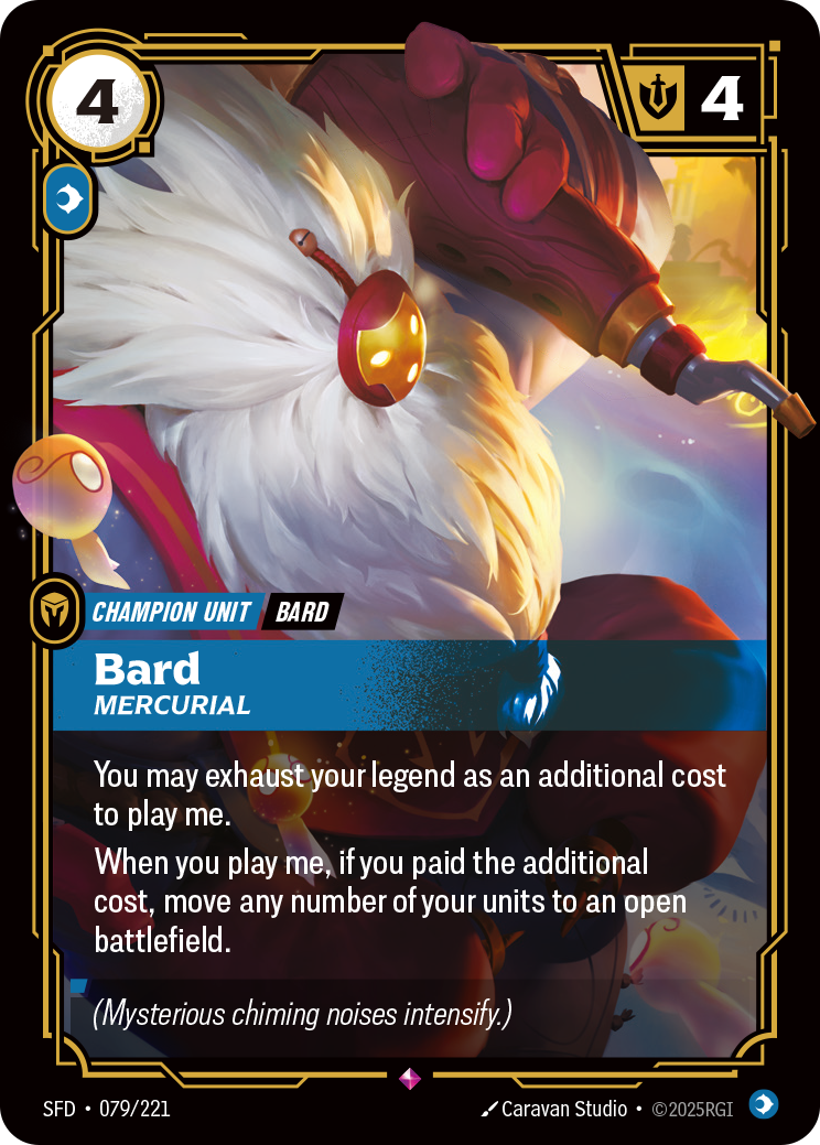 Bard - Mercurial - 079/221 - Rare (Inglés Foil NM)