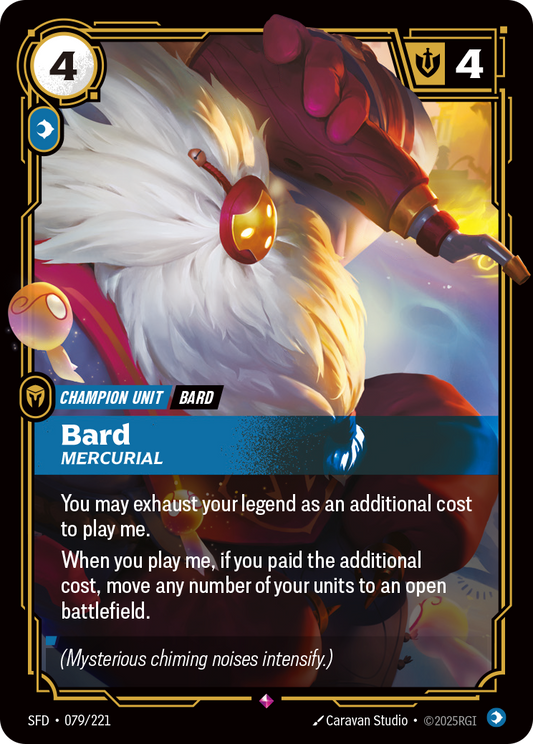 Bard - Mercurial - 079/221 - Rare (Inglés Foil NM)