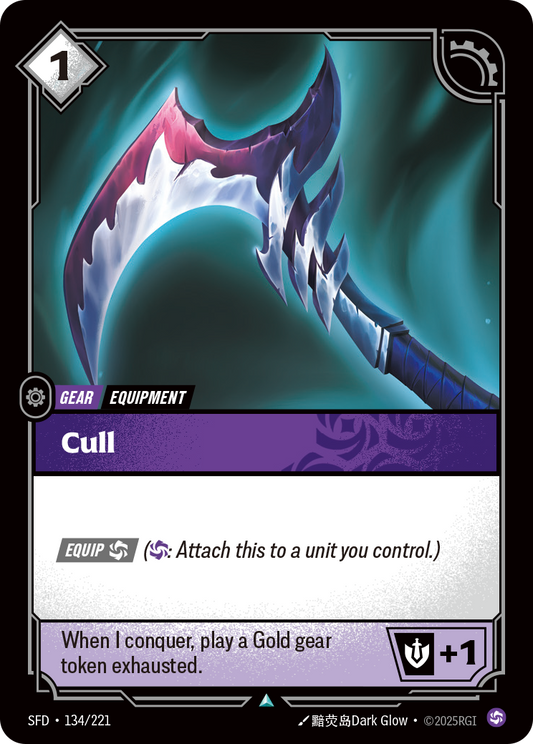 Cull - 134/221 - Uncommon (Inglés Foil NM)