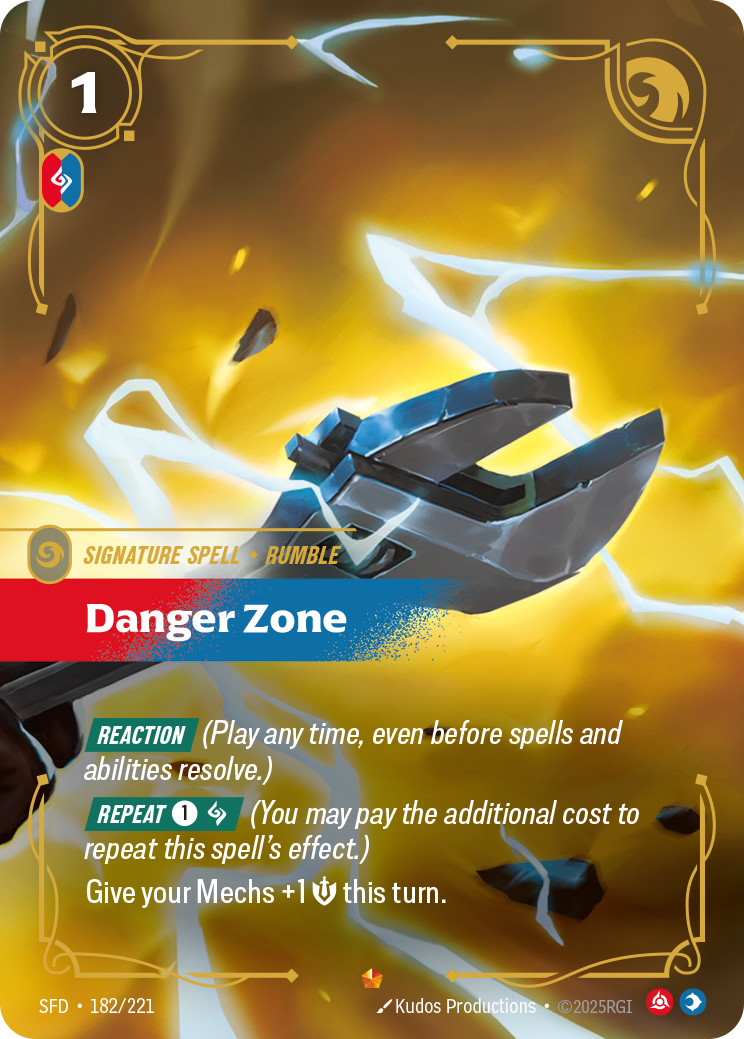 Danger Zone - 182/221 - Epic (Inglés Foil NM)