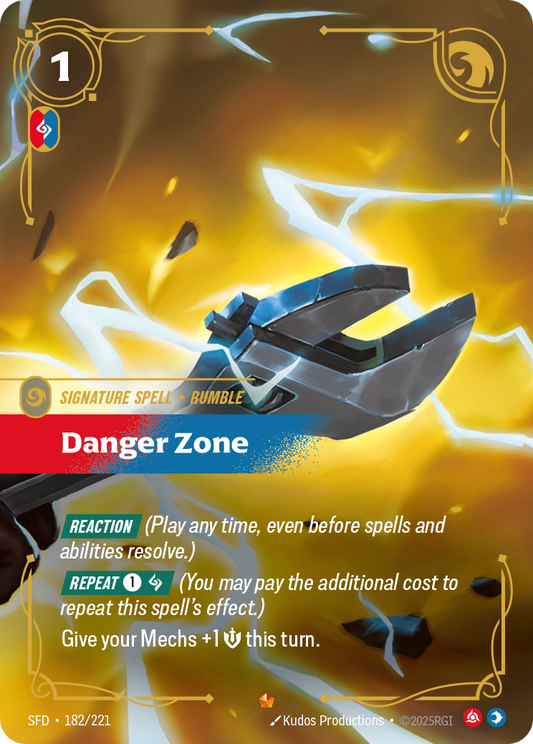 Danger Zone - 182/221 - Epic (Inglés Foil NM)
