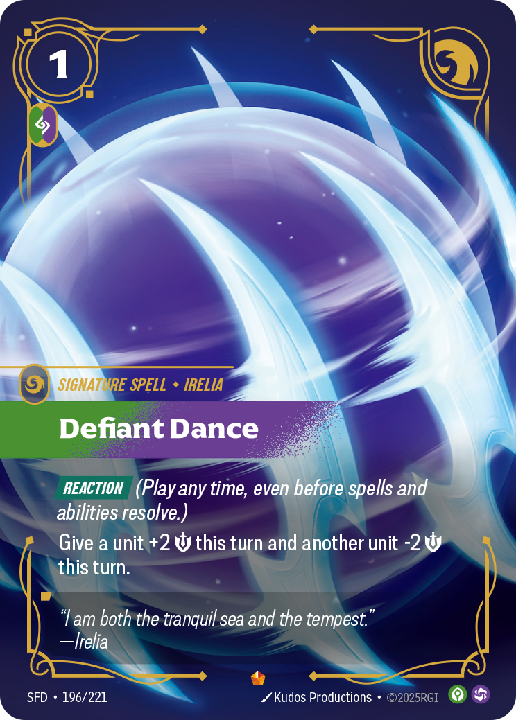Defiant Dance - 196/221 - Epic (Inglés Foil NM)