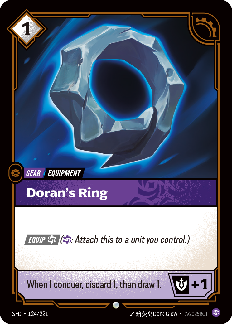Doran's Ring - 124/221 - Common (Inglés NM)