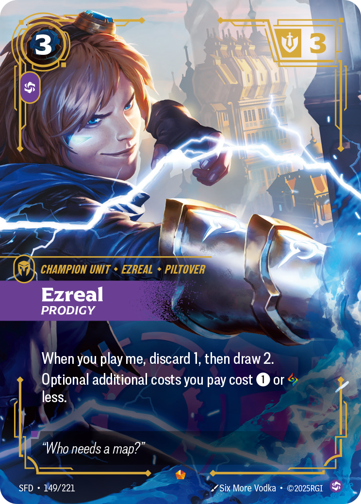 Ezreal - Prodigy - 149/221 - Epic (Inglés Foil NM)