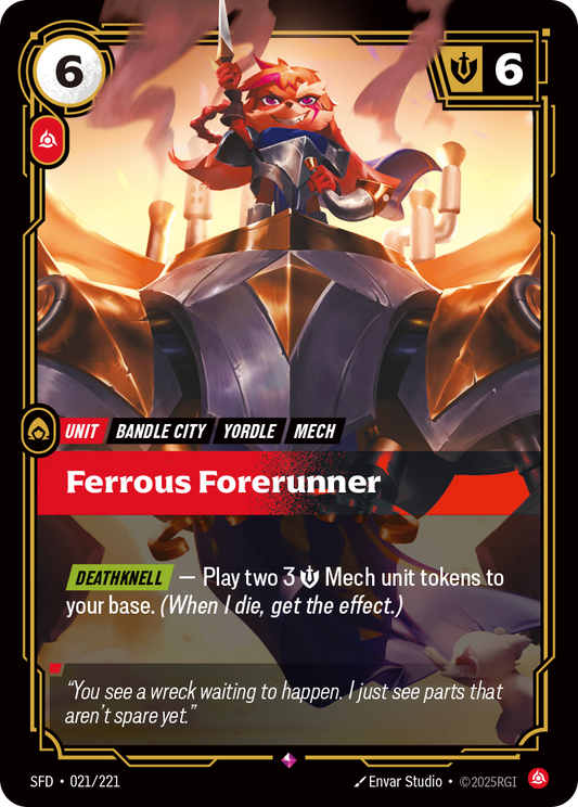 Ferrous Forerunner - 021/221 - Rare (Inglés Foil NM)