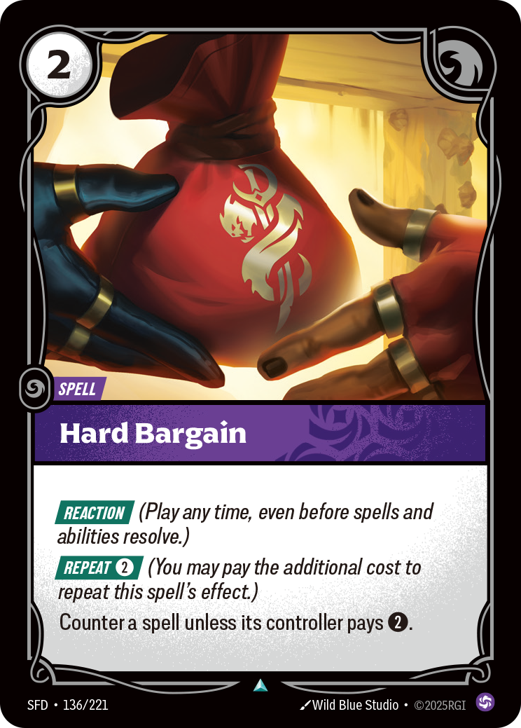 Hard Bargain - 136/221 - Uncommon (Inglés NM)