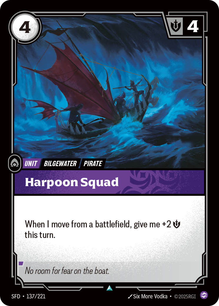 Harpoon Squad - 137/221 - Uncommon (Inglés Foil NM)