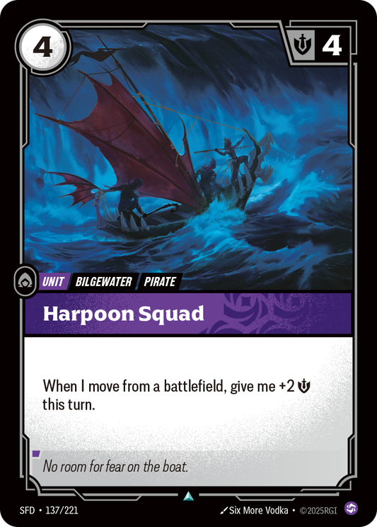 Harpoon Squad - 137/221 - Uncommon (Inglés Foil NM)