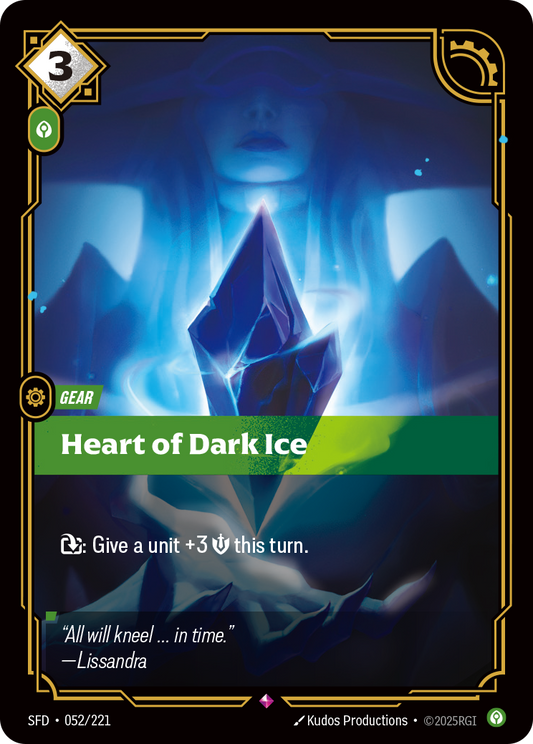 Heart of Dark Ice - 052/221 - Rare (Inglés Foil NM)