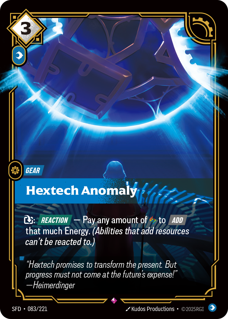 Hextech Anomaly - 083/221 - Rare (Inglés Foil NM)