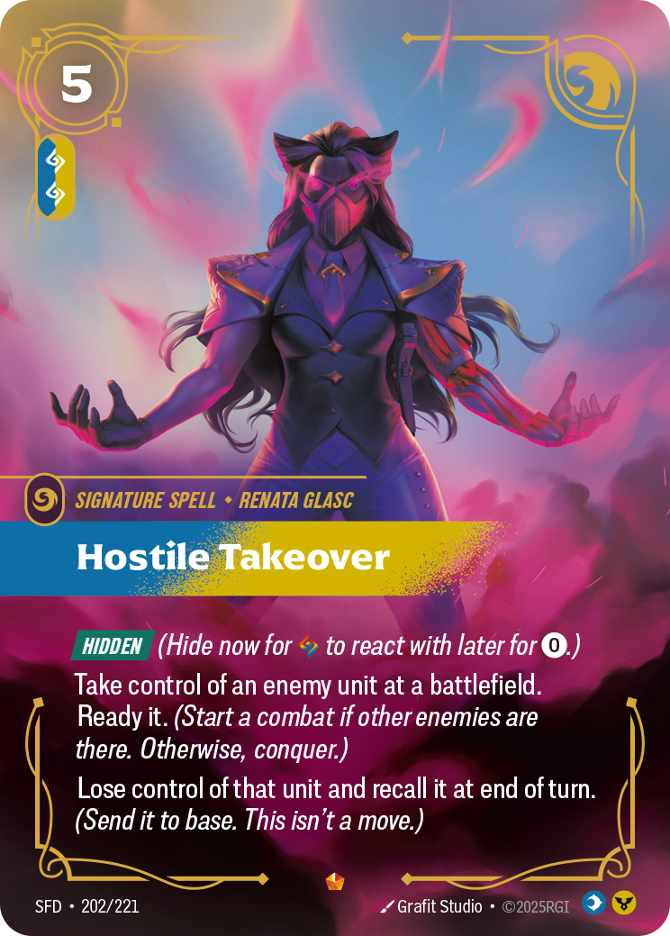 Hostile Takeover - 202/221 - Epic (Inglés Foil NM)