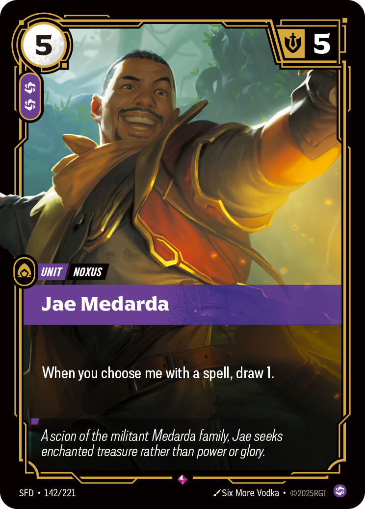 Jae Medarda - 142/221 - Rare (Inglés Foil NM)