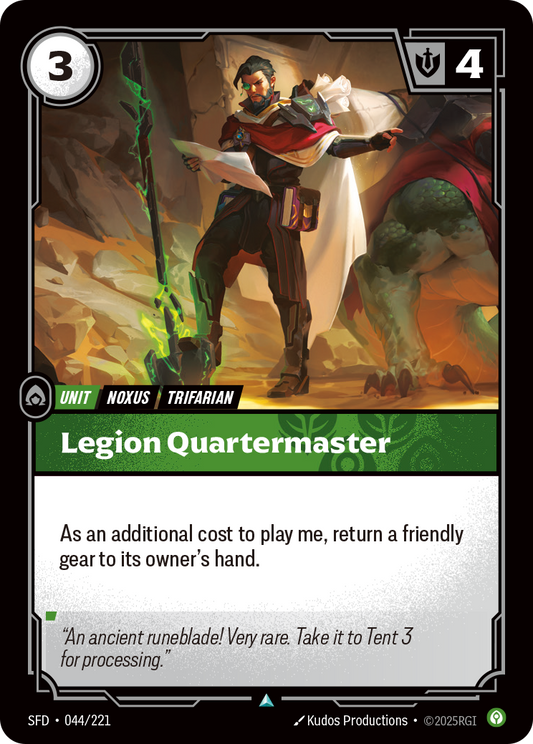 Legion Quartermaster - 044/221 - Uncommon (Inglés Foil NM)