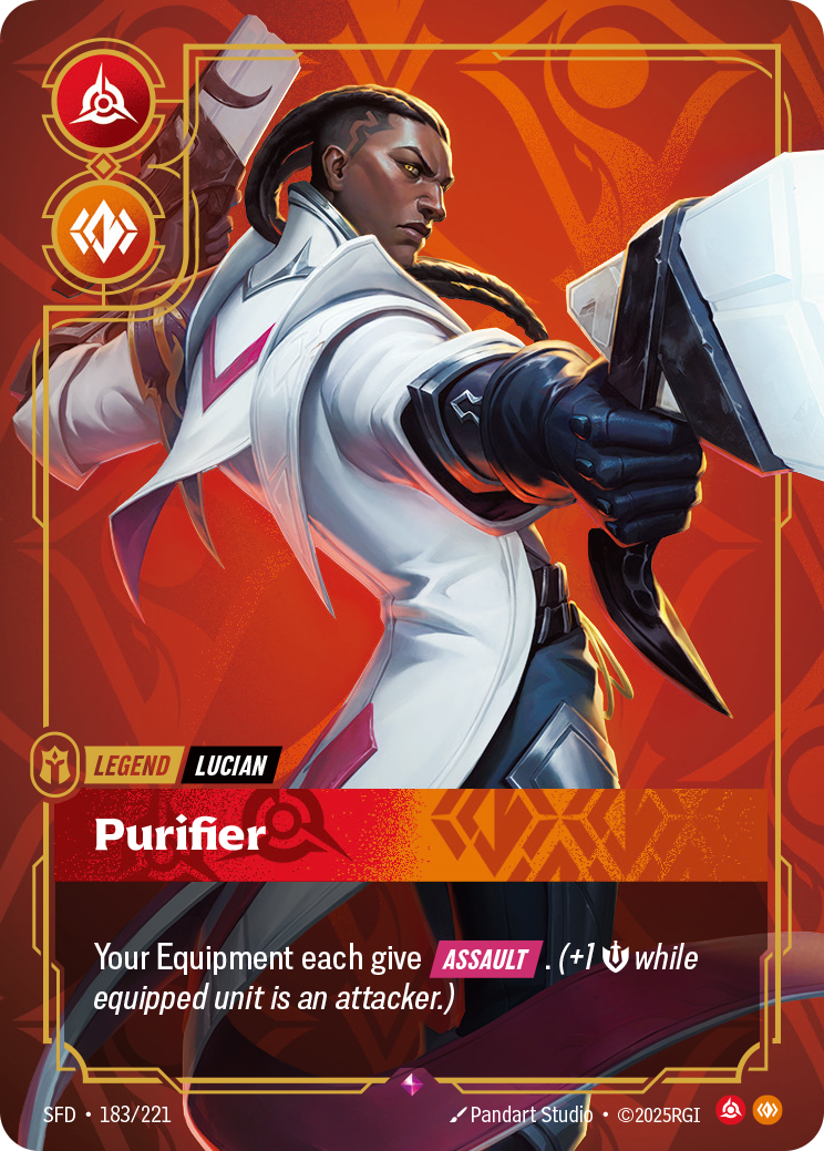 Lucian - Purifier - 183/221 - Rare (Inglés Foil NM)