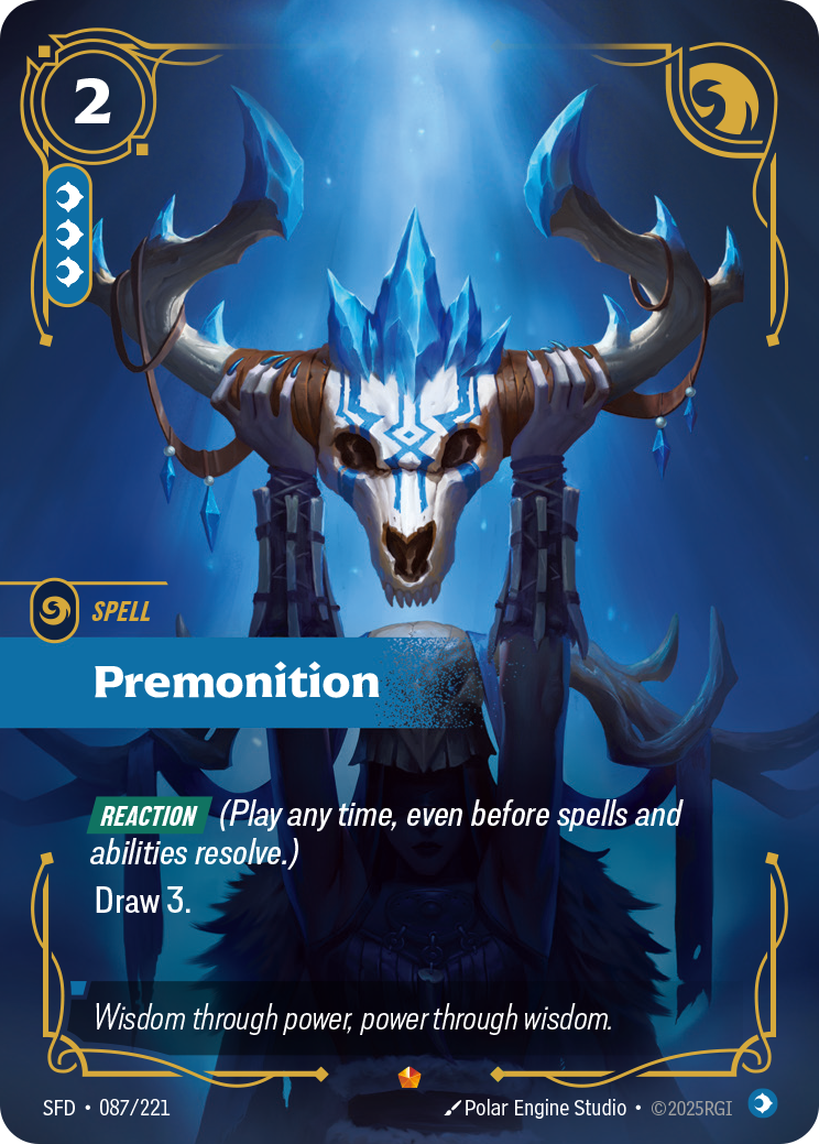 Premonition - 087/221 - Epic (Inglés Foil NM)