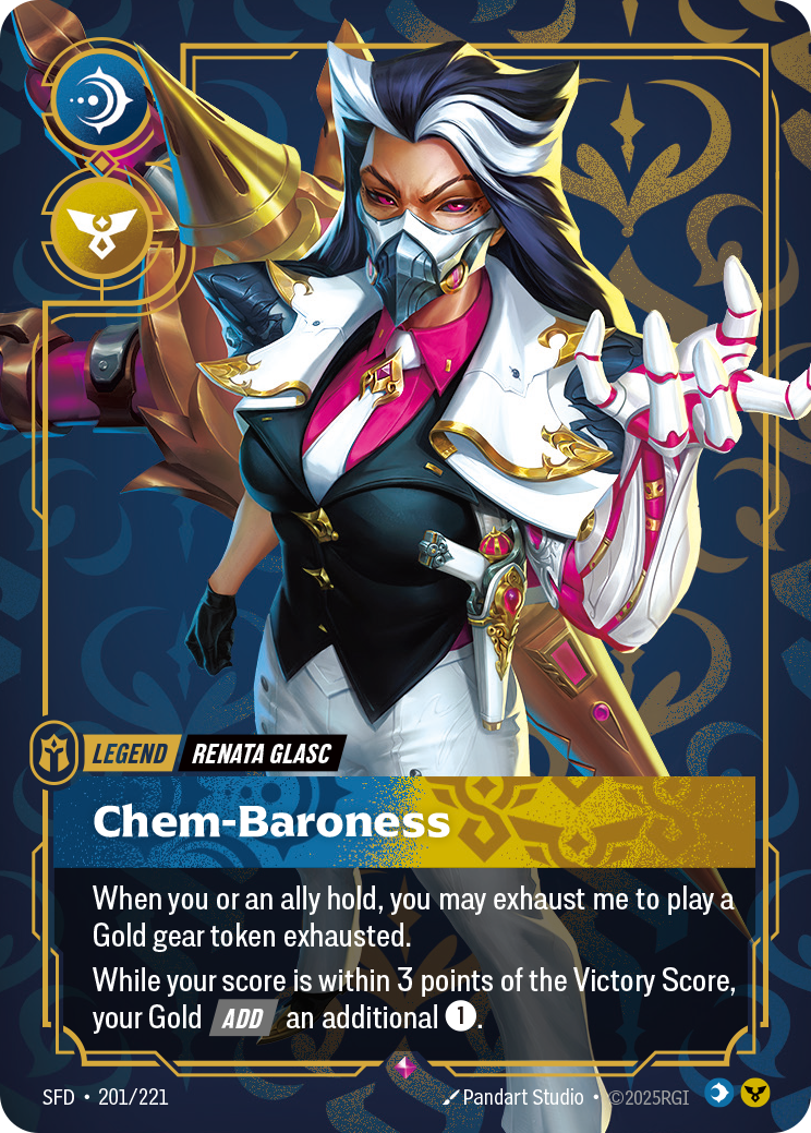 Renata Glasc - Chem-Baroness - 201/221 - Rare (Inglés Foil NM)