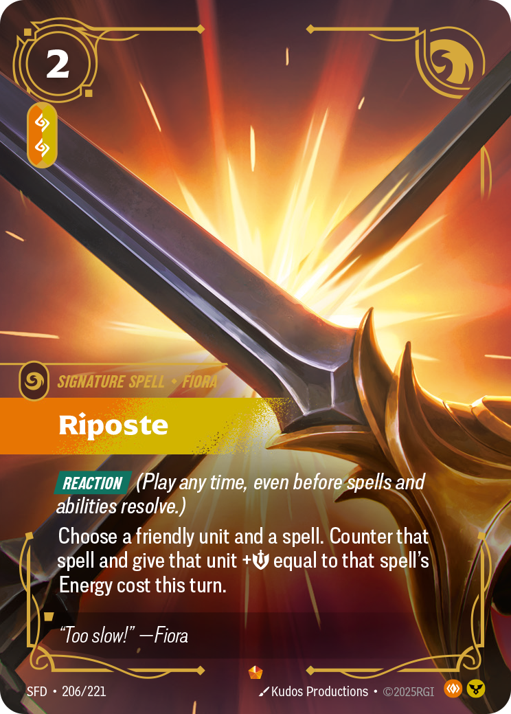 Riposte - 206/221 - Epic (Inglés Foil NM)