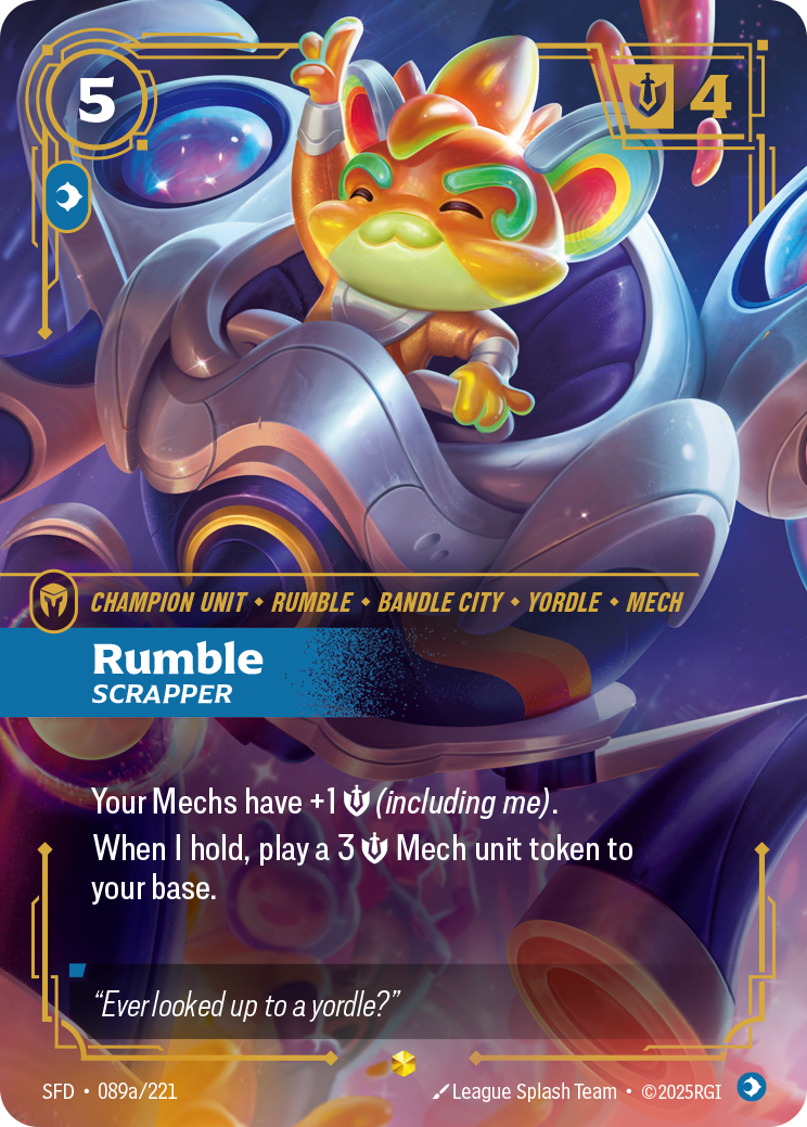 Rumble, Scrapper - 089a/221 - Showcase (Inglés Foil NM)