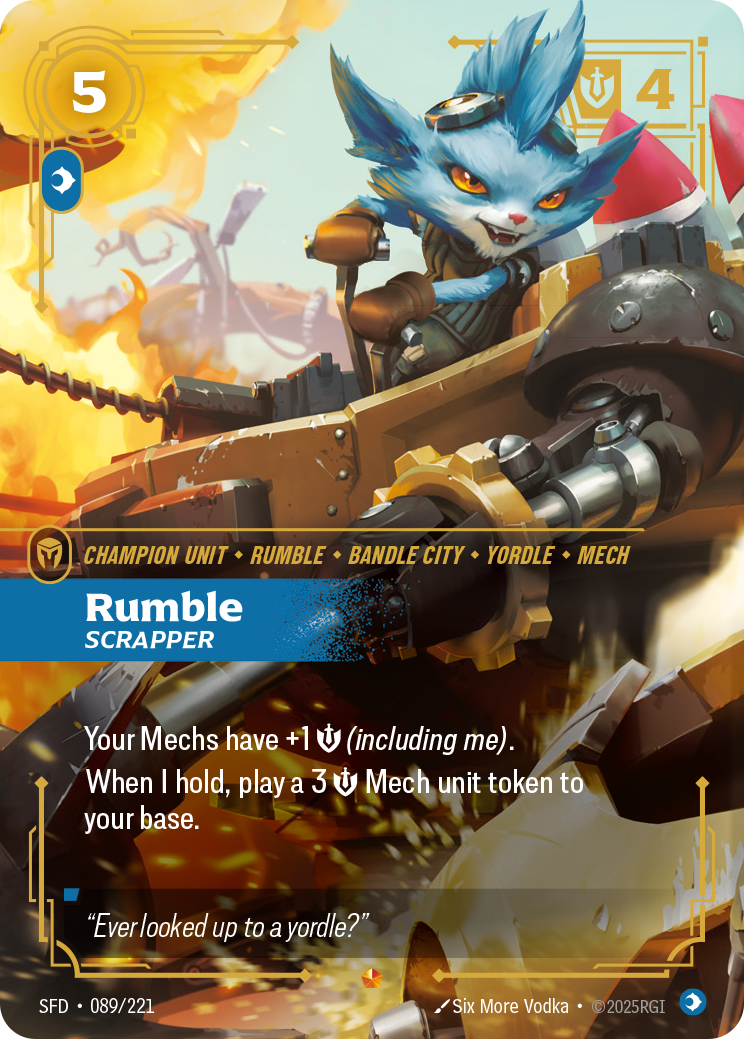 Rumble - Scrapper - 089/221 - Epic (Inglés Foil NM)