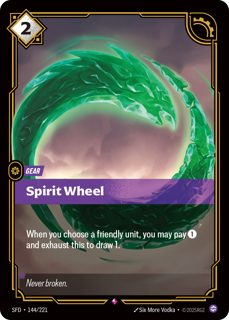 Spirit Wheel - 144/221 - Rare (Inglés Foil NM)
