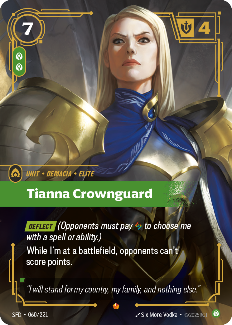 Tianna Crownguard - 060/221 - Epic (Inglés Foil NM)