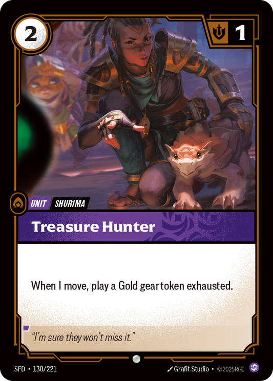 Treasure Hunter - 130/221 - Common (Inglés Foil NM)