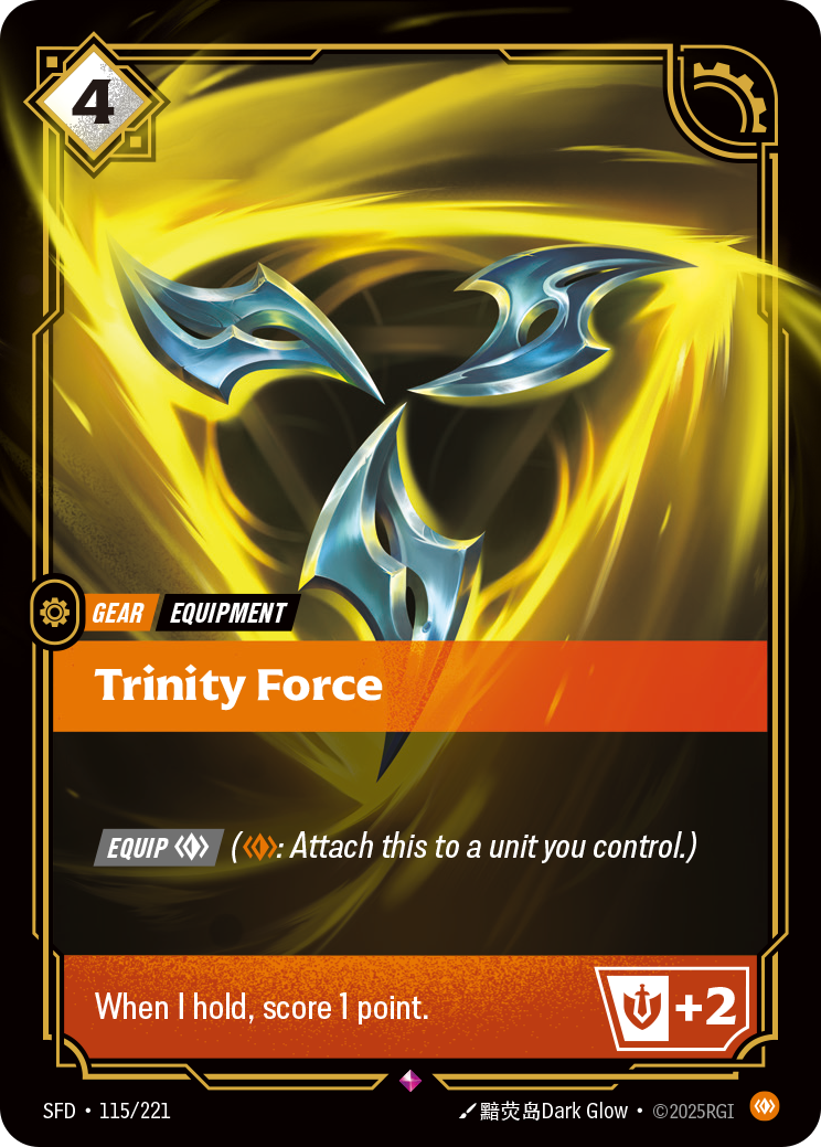 Trinity Force - 115/221 - Rare (Inglés Foil NM)