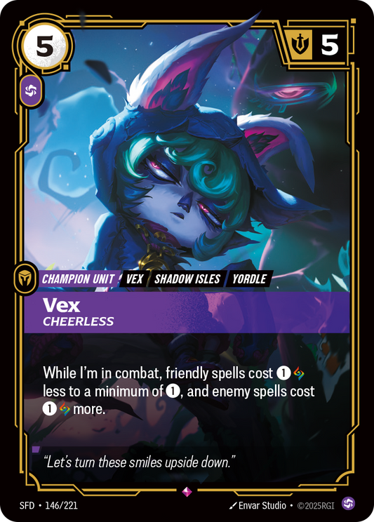 Vex - Cheerless - 146/221 - Rare (Inglés Foil NM)