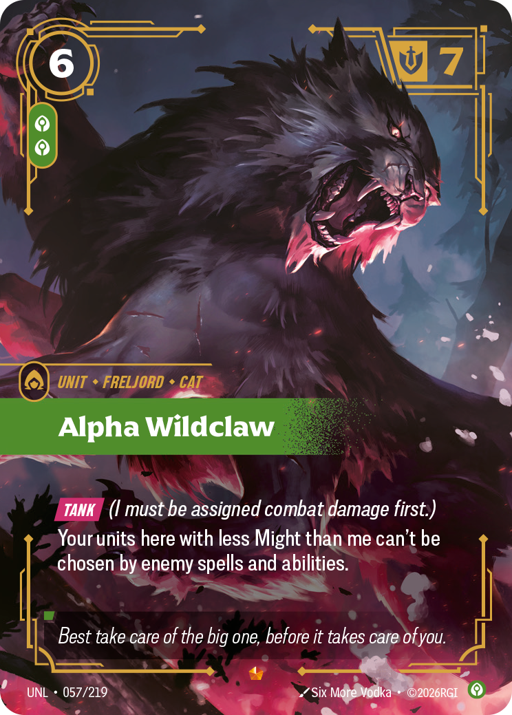 Alpha Wildclaw - 057/219 - Epic (Inglés Foil NM)
