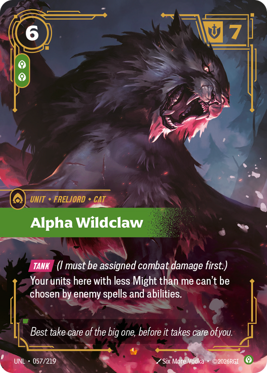 Alpha Wildclaw - 057/219 - Epic (Inglés Foil NM)