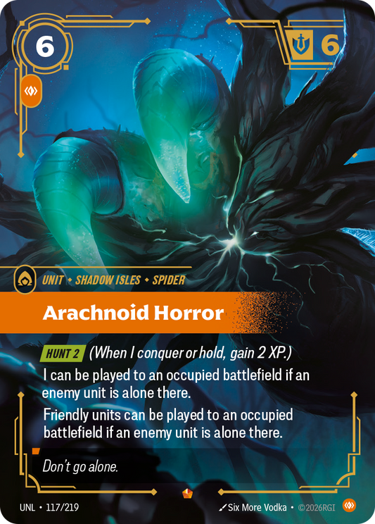 Arachnoid Horror - 117/219 - Epic (Inglés Foil NM)