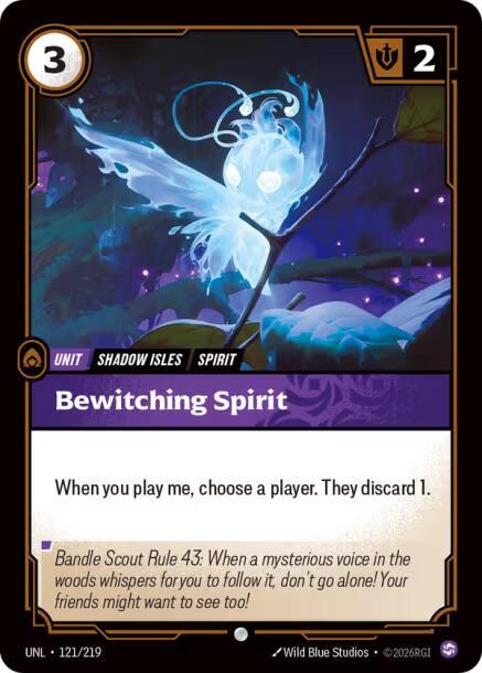 Bewitching Spirit - 121/219 - Common (Inglés NM)