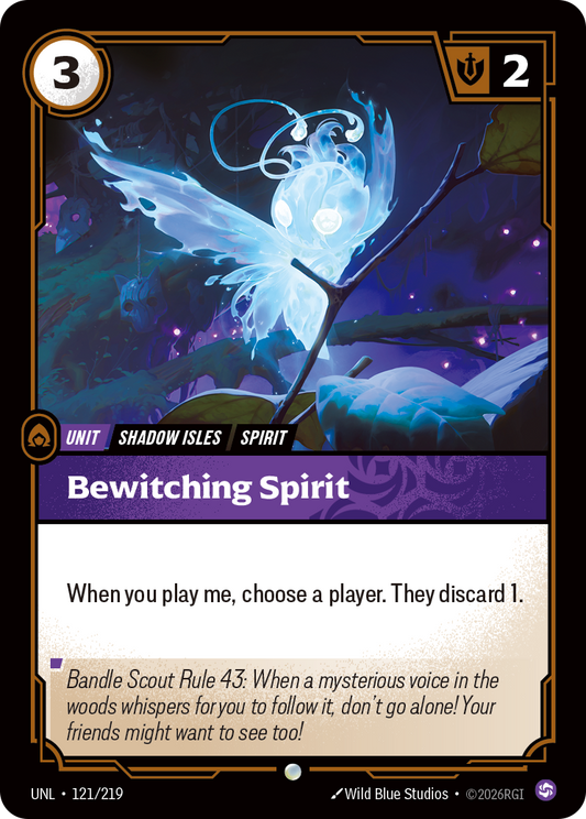 Bewitching Spirit - 121/219 - Common (Inglés Foil NM)