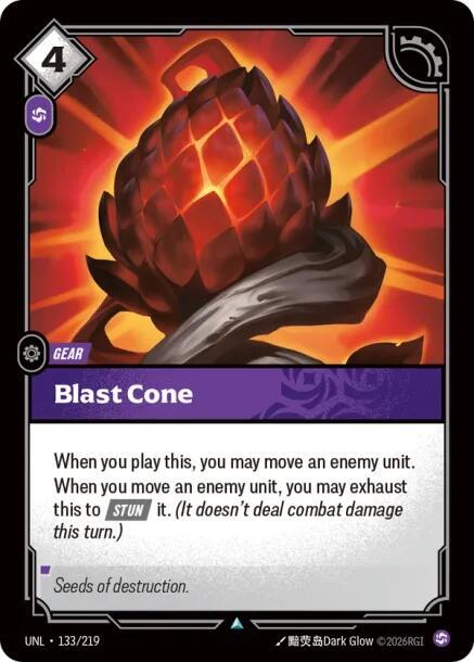 Blast Cone - 133/219 - Uncommon (Inglés NM)