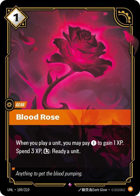 Blood Rose - 109/219 - Rare (Inglés Foil NM)