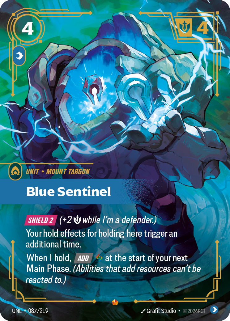 Blue Sentinel - 087/219 - Epic (Inglés Foil NM)