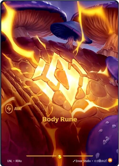 Body Rune (R04a) - R04a - Showcase (Inglés Foil NM)